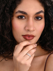 Eternal Halo Adjustable Ring – Silver