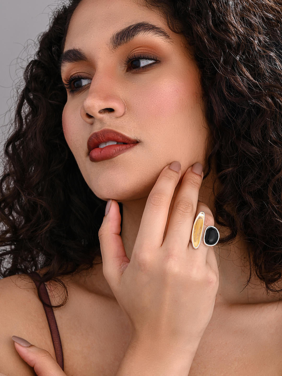 Twilight Duo Adjustable Ring