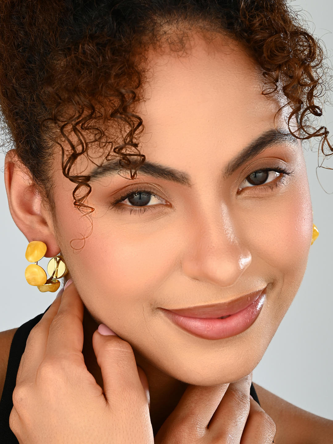 Mustard Bloom Earrings