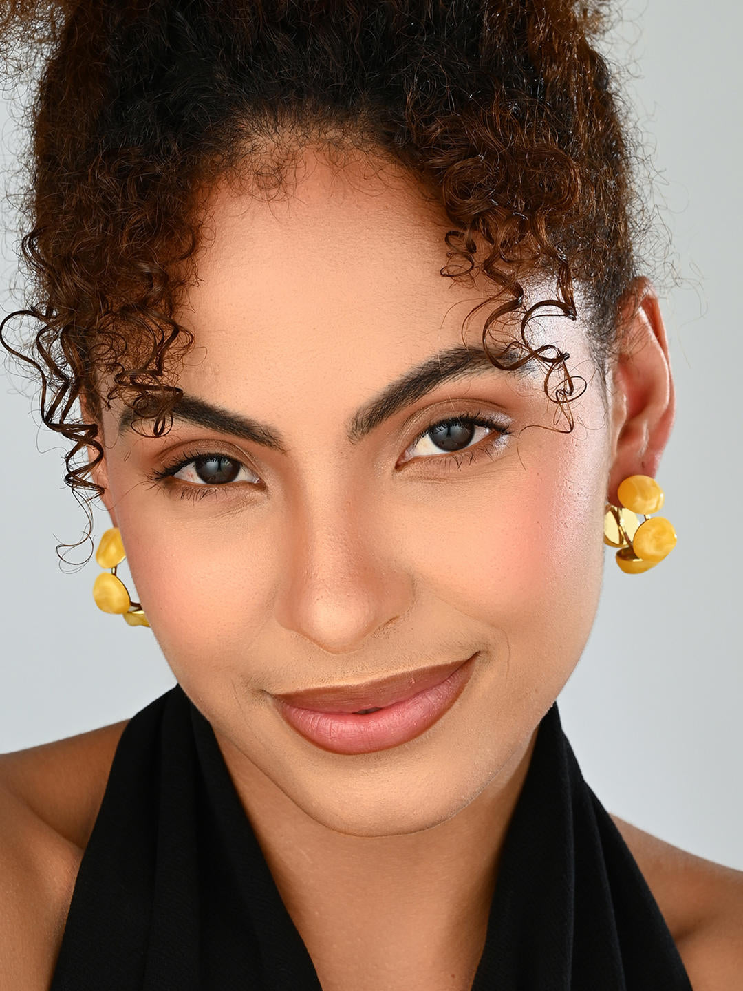 Mustard Bloom Earrings