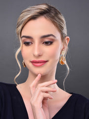 Amber Acrylic Drop Earrings