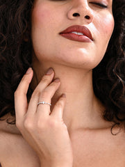 Eternal Marquise Solitaire Ring – Silver