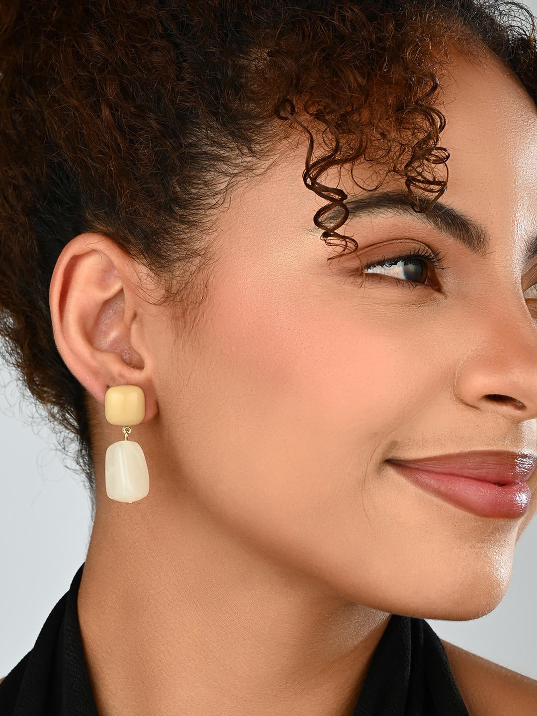 Sandstone Mist Drop Earring