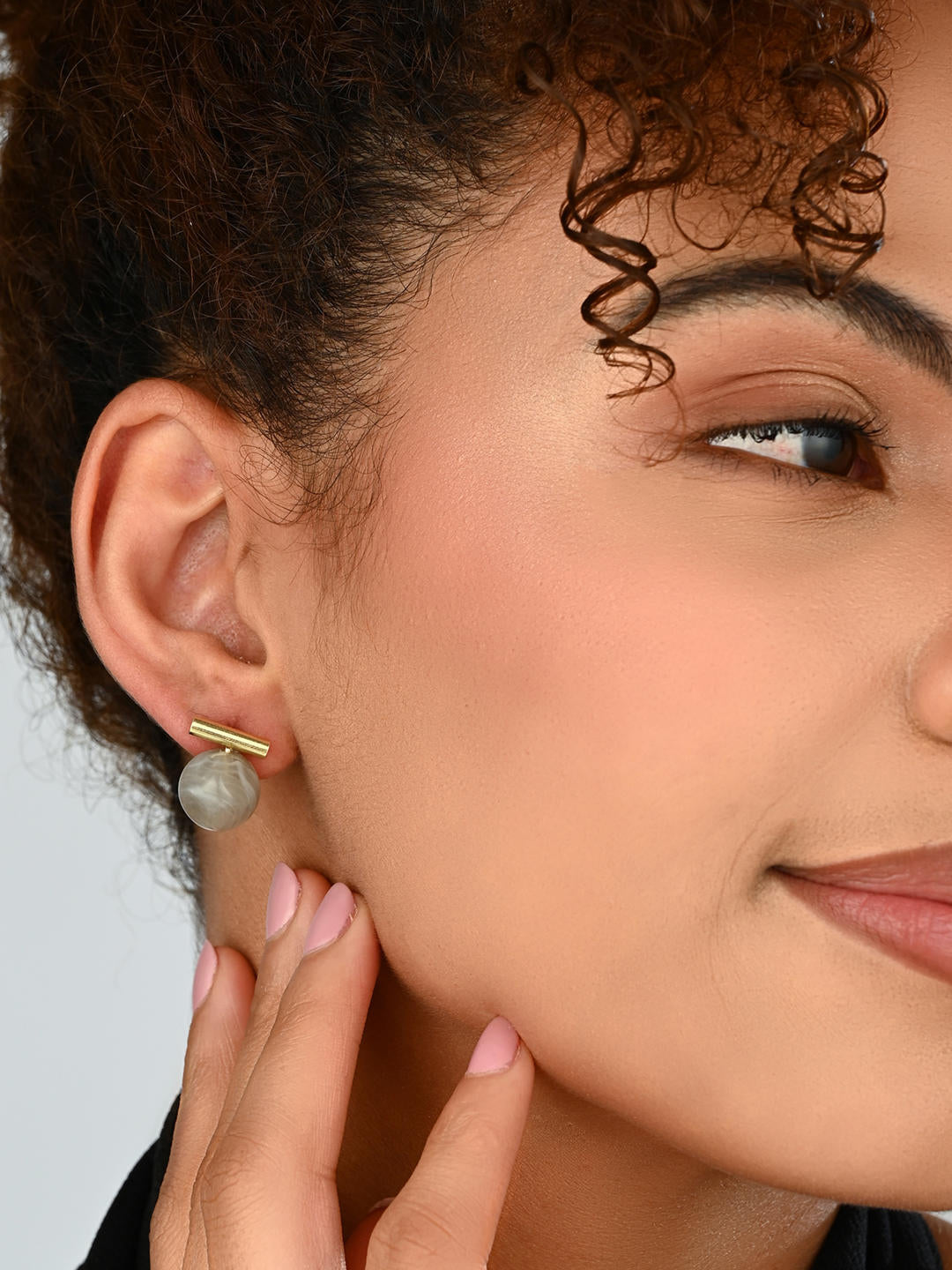 Smoky Quartz Studs