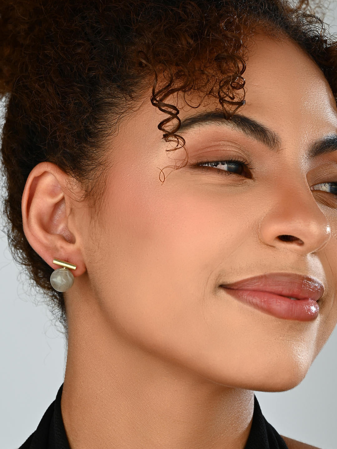 Smoky Quartz Studs