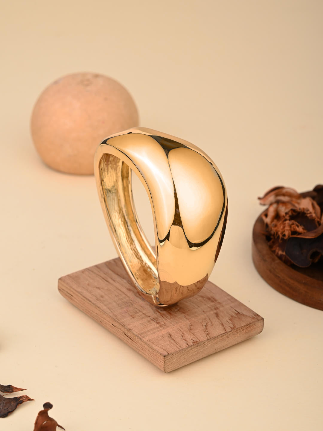 Golden Aura Statement Cuff