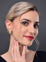 Gold Plated Classic Hoop
