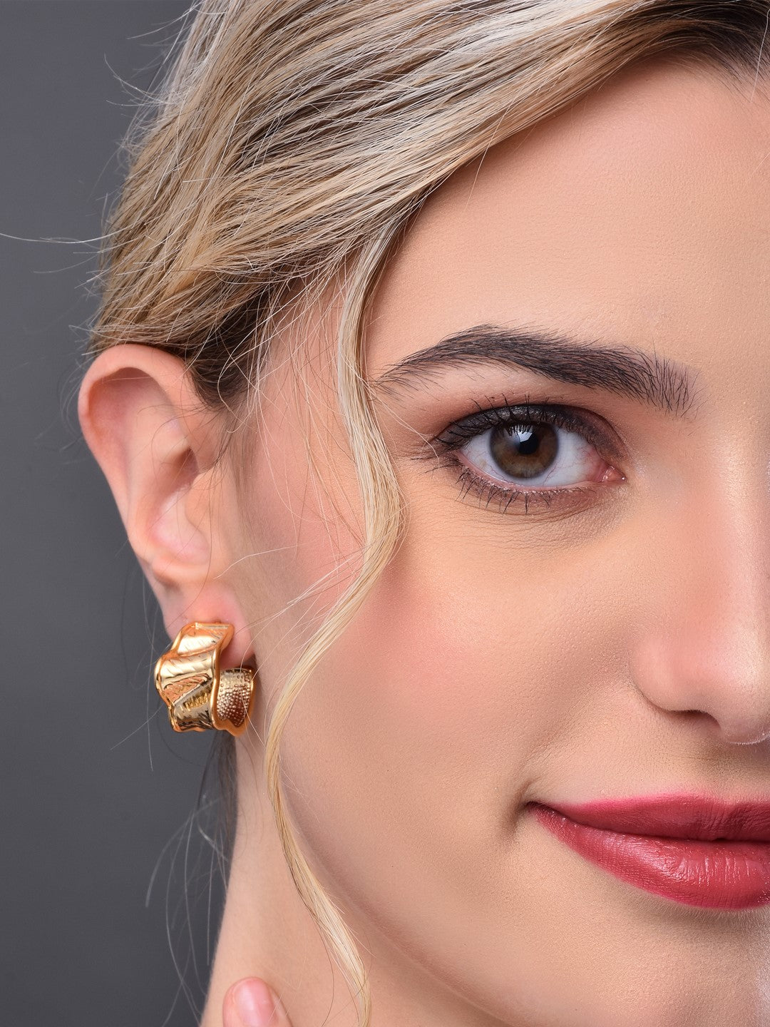 Gold Plated Classic Hoop