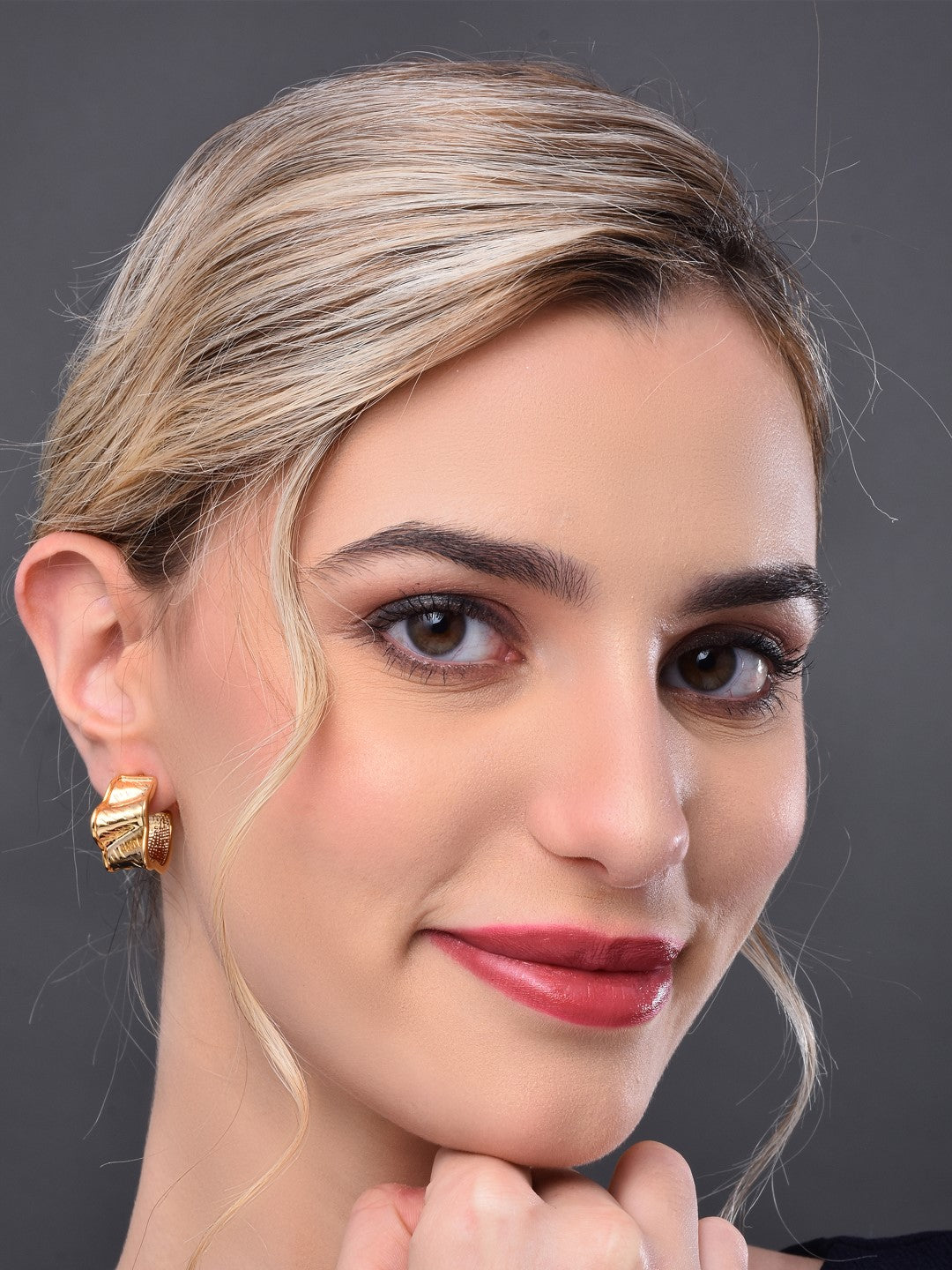 Gold Plated Classic Hoop