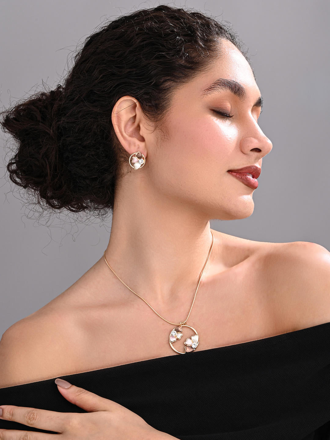 Blush Harmony Necklace Set