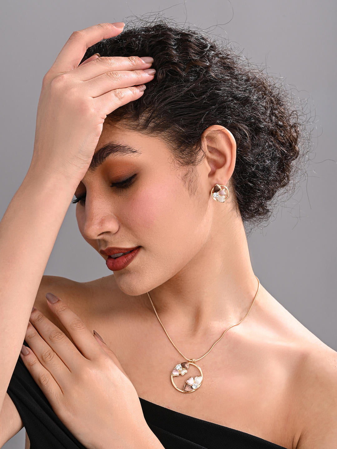 Blush Harmony Necklace Set