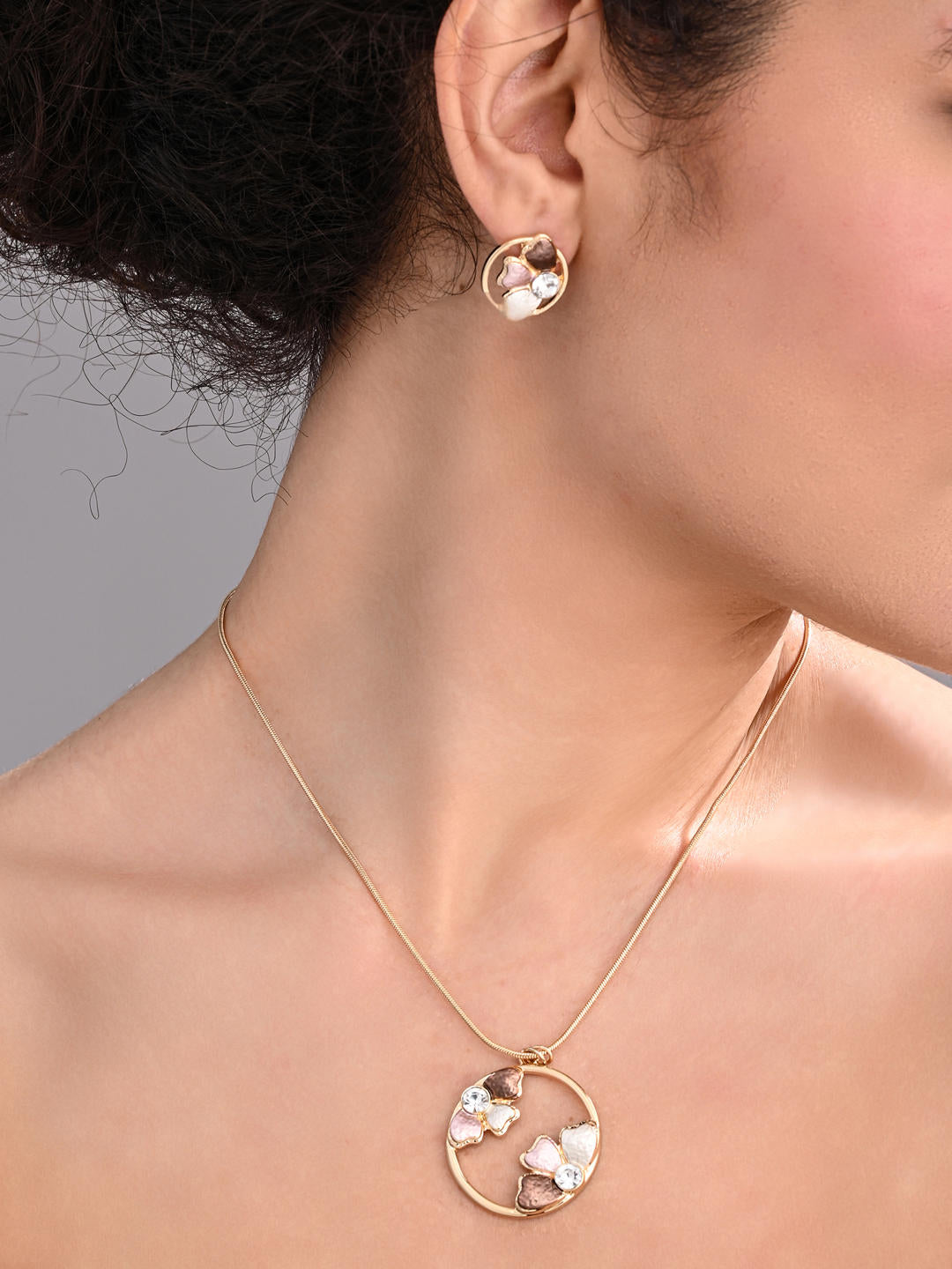 Blush Harmony Necklace Set