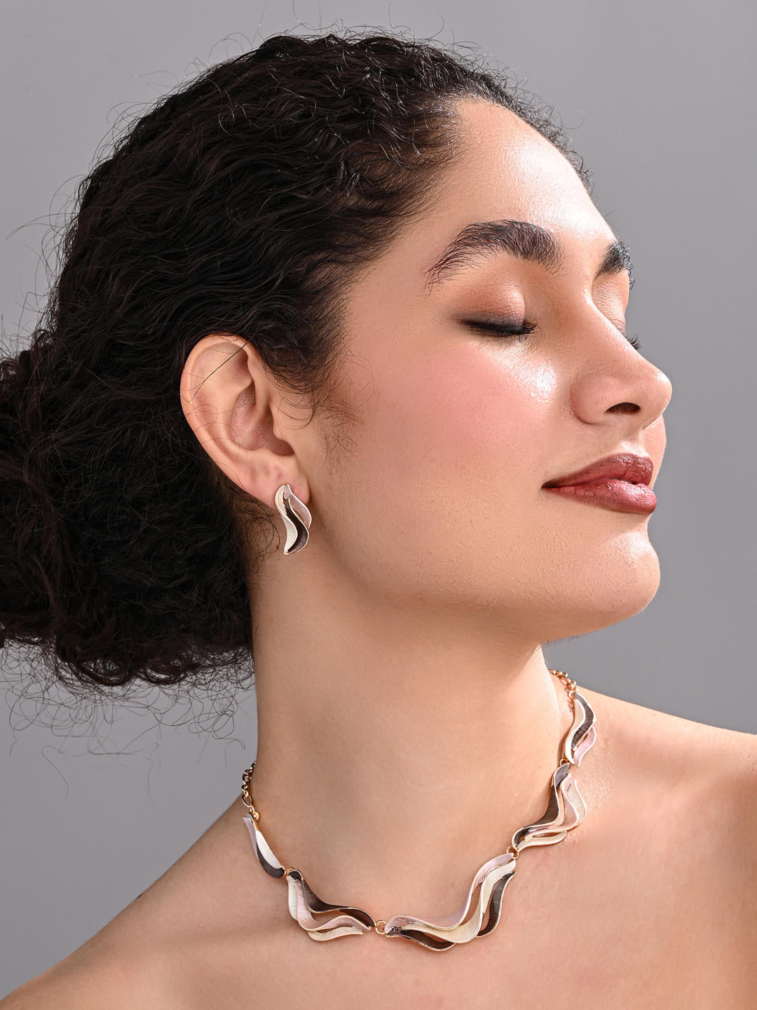 Mocha Flow Necklace Set