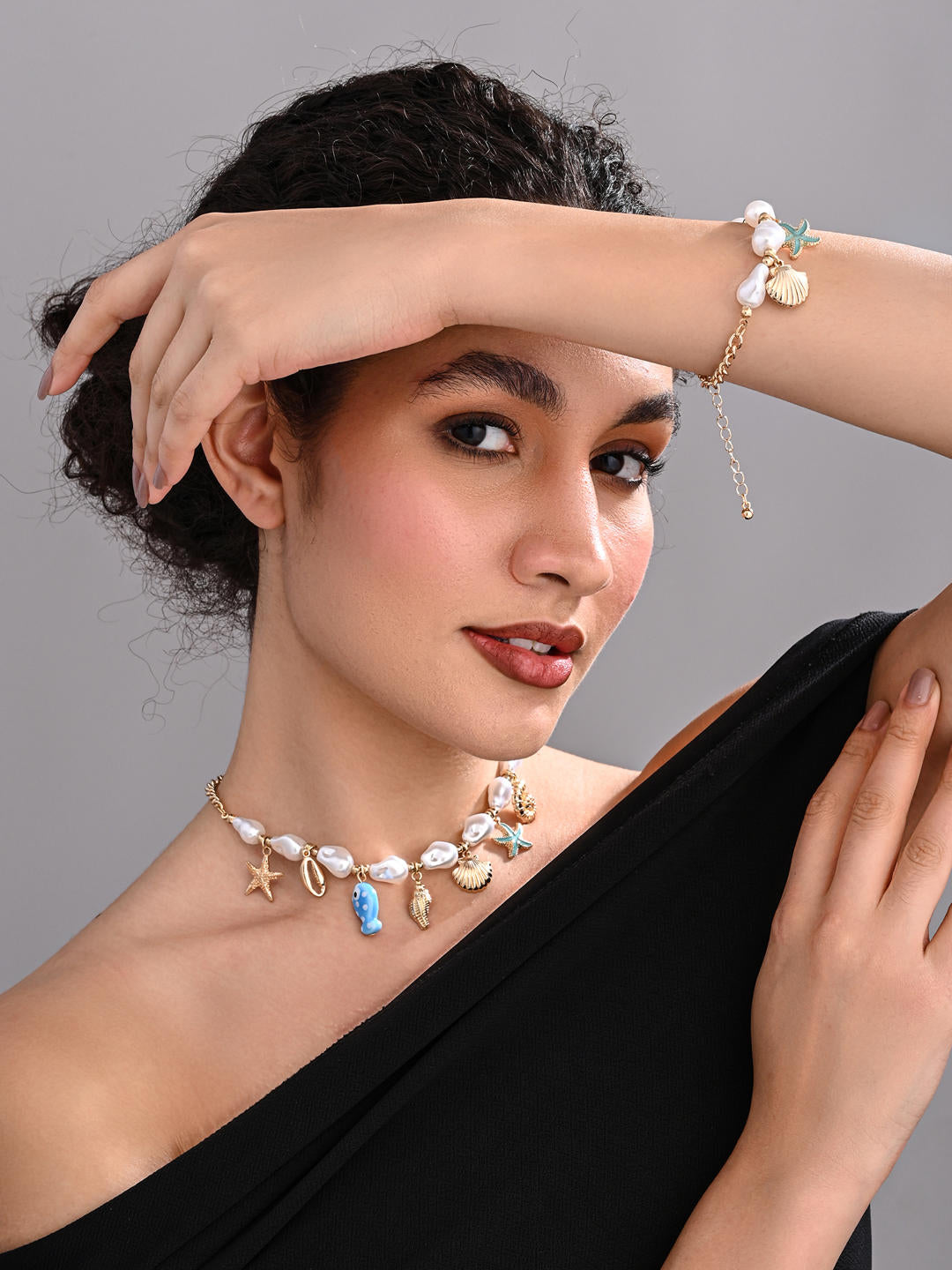 Coastal Charm Necklace & Bracelet Set