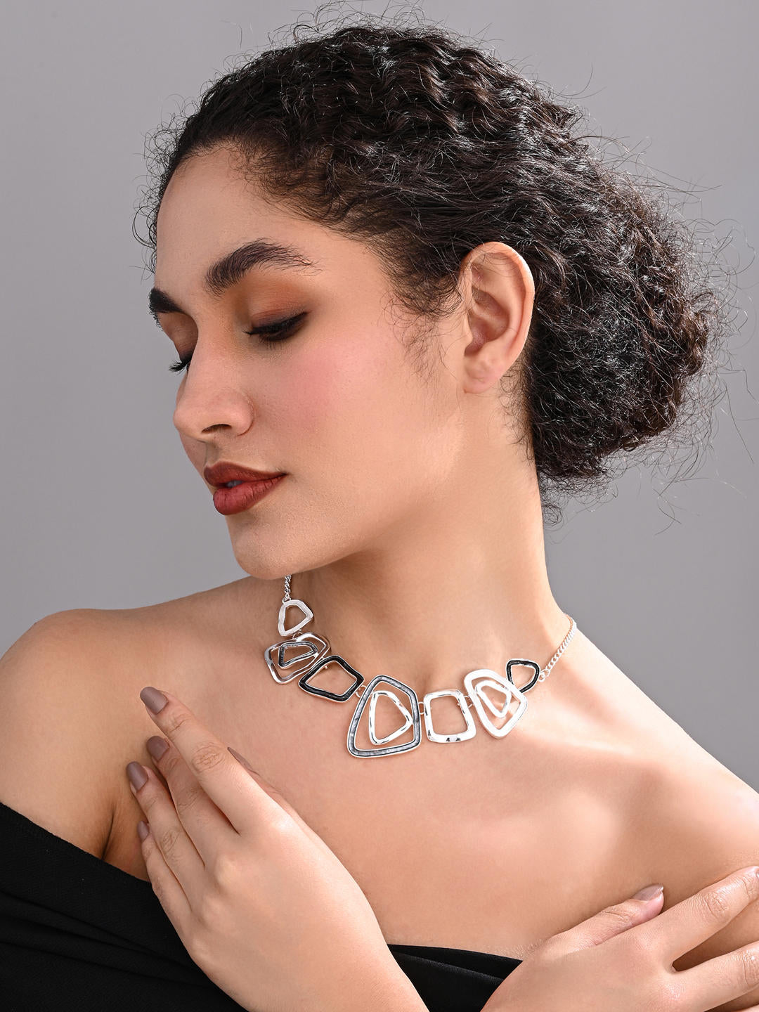 Silver Orbit Necklace
