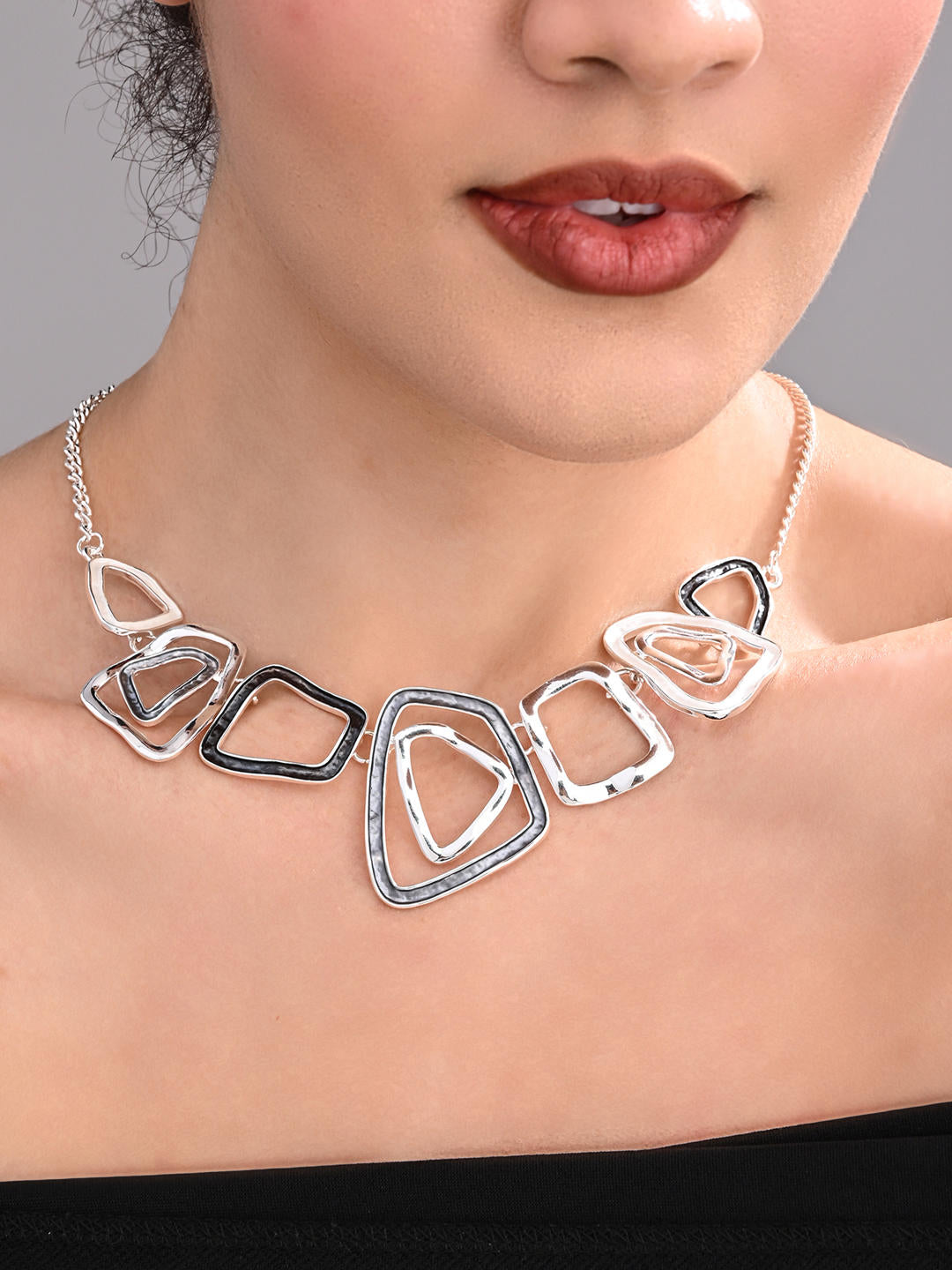 Silver Orbit Necklace