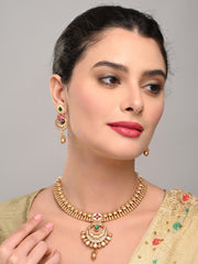 Antique Gold Plated Necklace Set