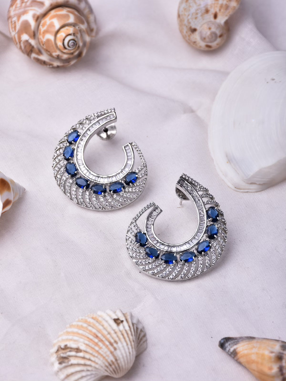 Lunar Blue Sparkle Earring