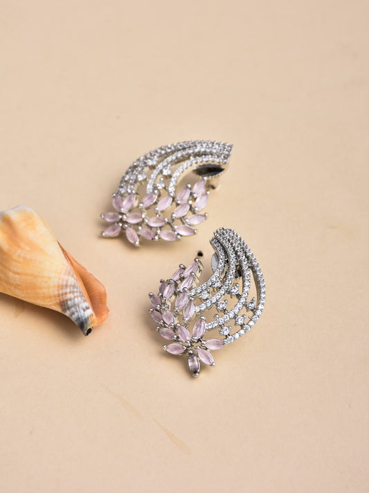 Blush Arc Earrings
