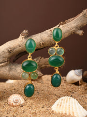 Emerald Tide Danglers