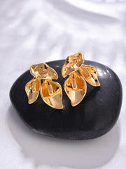 Gold Leaf Shape Earring