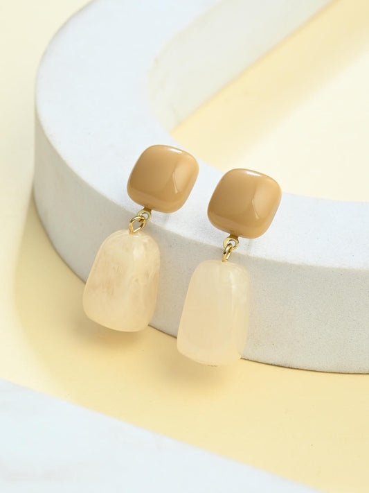 Sandstone Mist Drop Earring