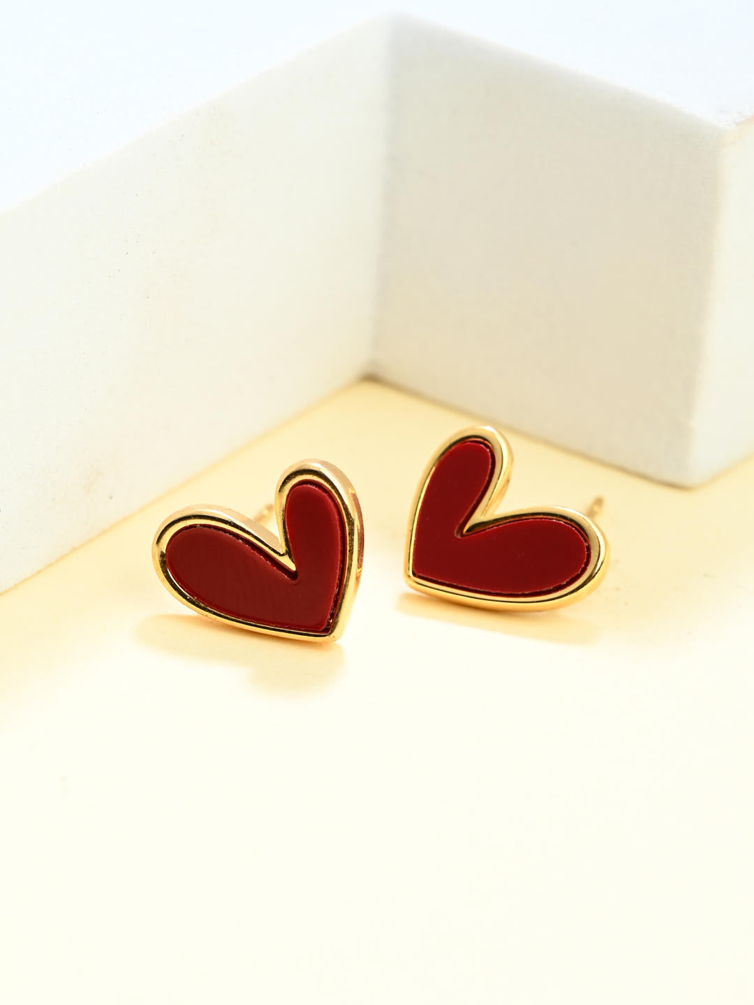 Scarlet Heart Studs