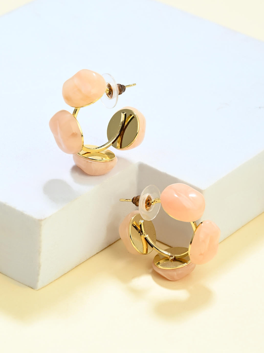 Peach Glow Earrings