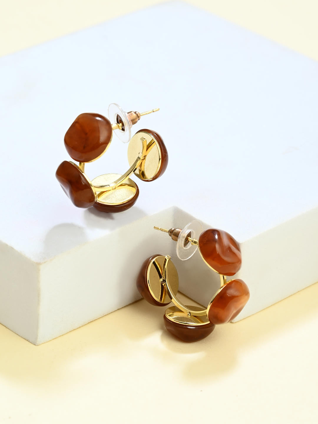 Amber Loop Earrings