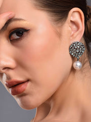 Sage Pearl Drop Earring