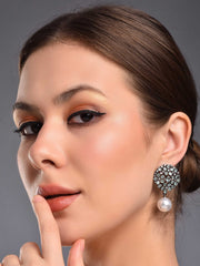 Sage Pearl Drop Earring