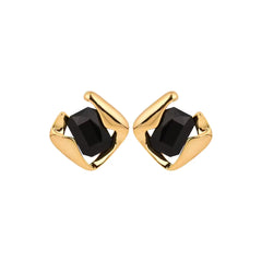 Black Stud Earring