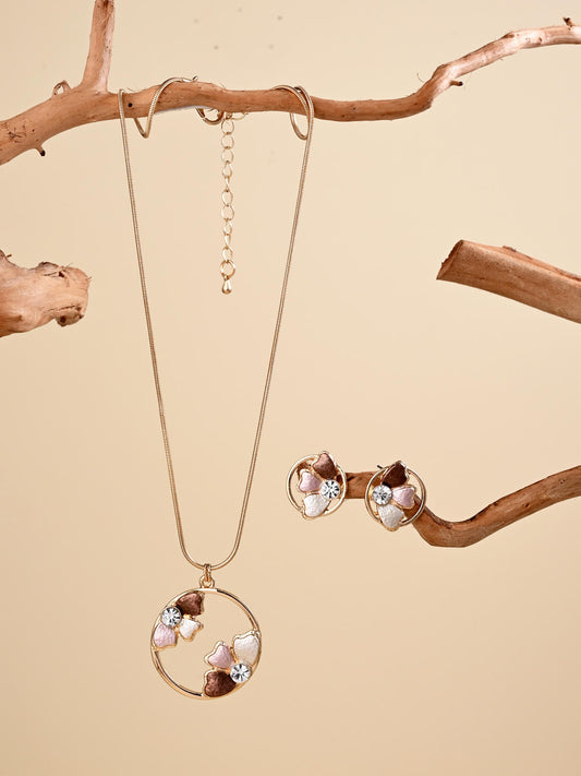 Blush Harmony Necklace Set
