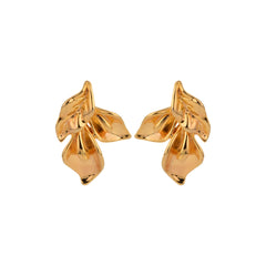 Gold Leaf Shape Earring