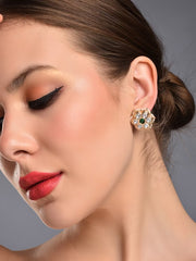 Verdant Polki Studs