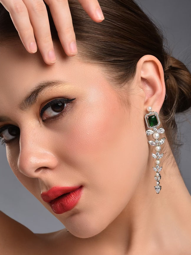 Elegant Green Pearl Serenity