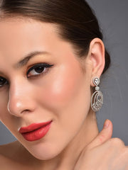 Elegant Oval Diamond Drops