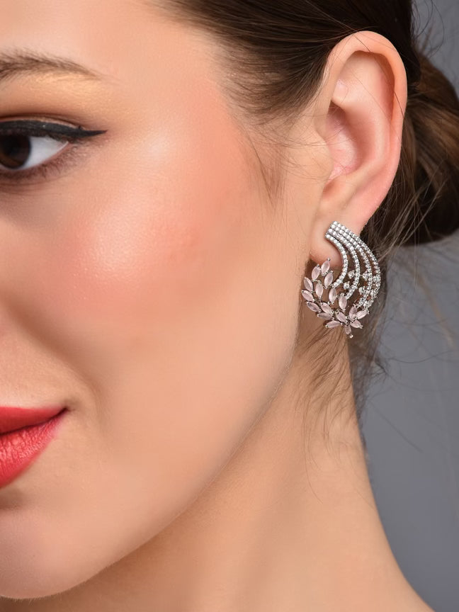 Blush Arc Earrings