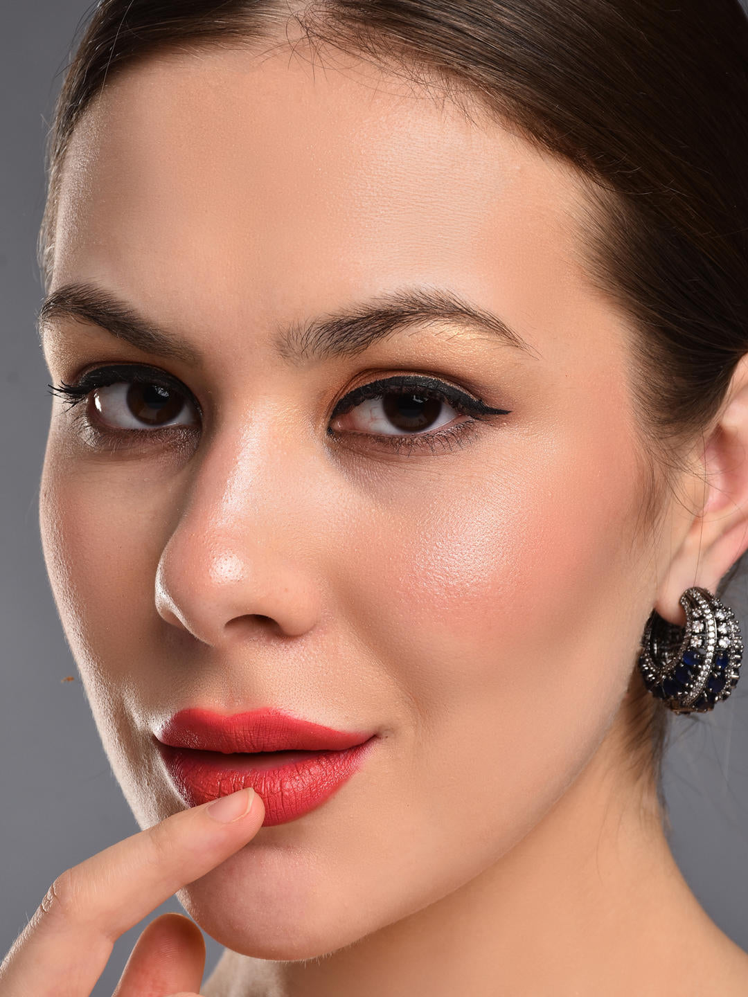 Sage Spark Hoop Earring