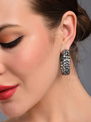 Sage Green Hoop Earrings