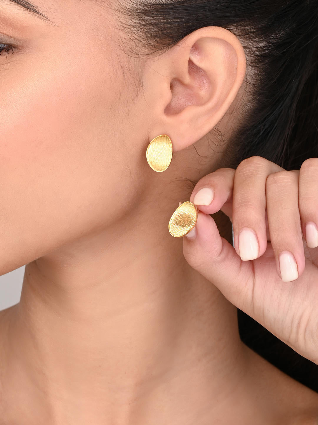 18k gold plated Stud Earring
