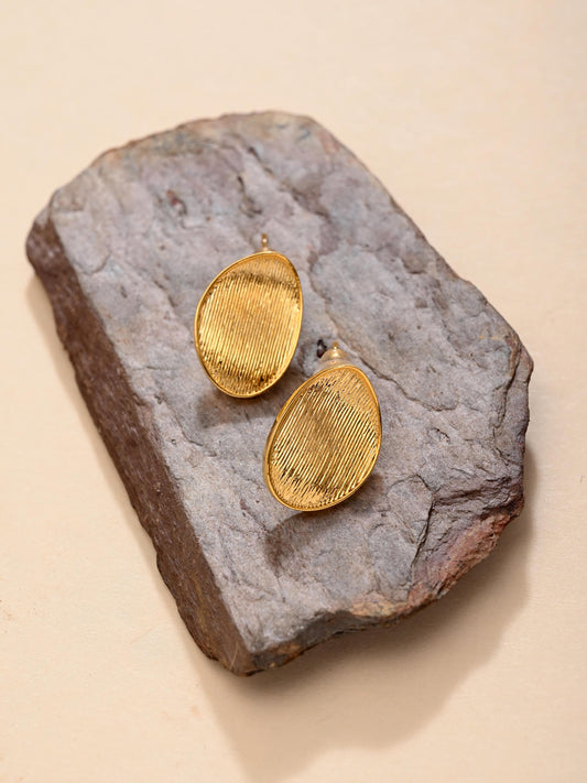 18k gold plated Stud Earring