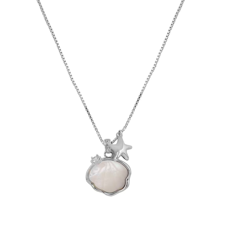 Shell & Star Pendant Necklace