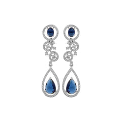 Twilight Blue Diamond Necklace Set