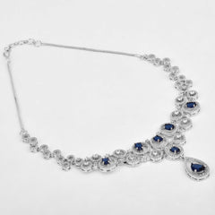 Twilight Blue Diamond Necklace Set