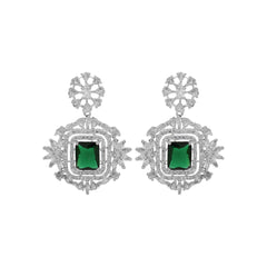 Emerald Green Charm Necklace Set