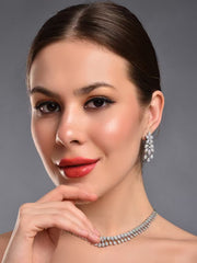Moonlit Diamond Necklace Set