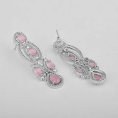 Rose Petal Diamond Necklace Set