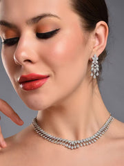 Moonlit Diamond Necklace Set