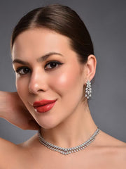 Moonlit Diamond Necklace Set